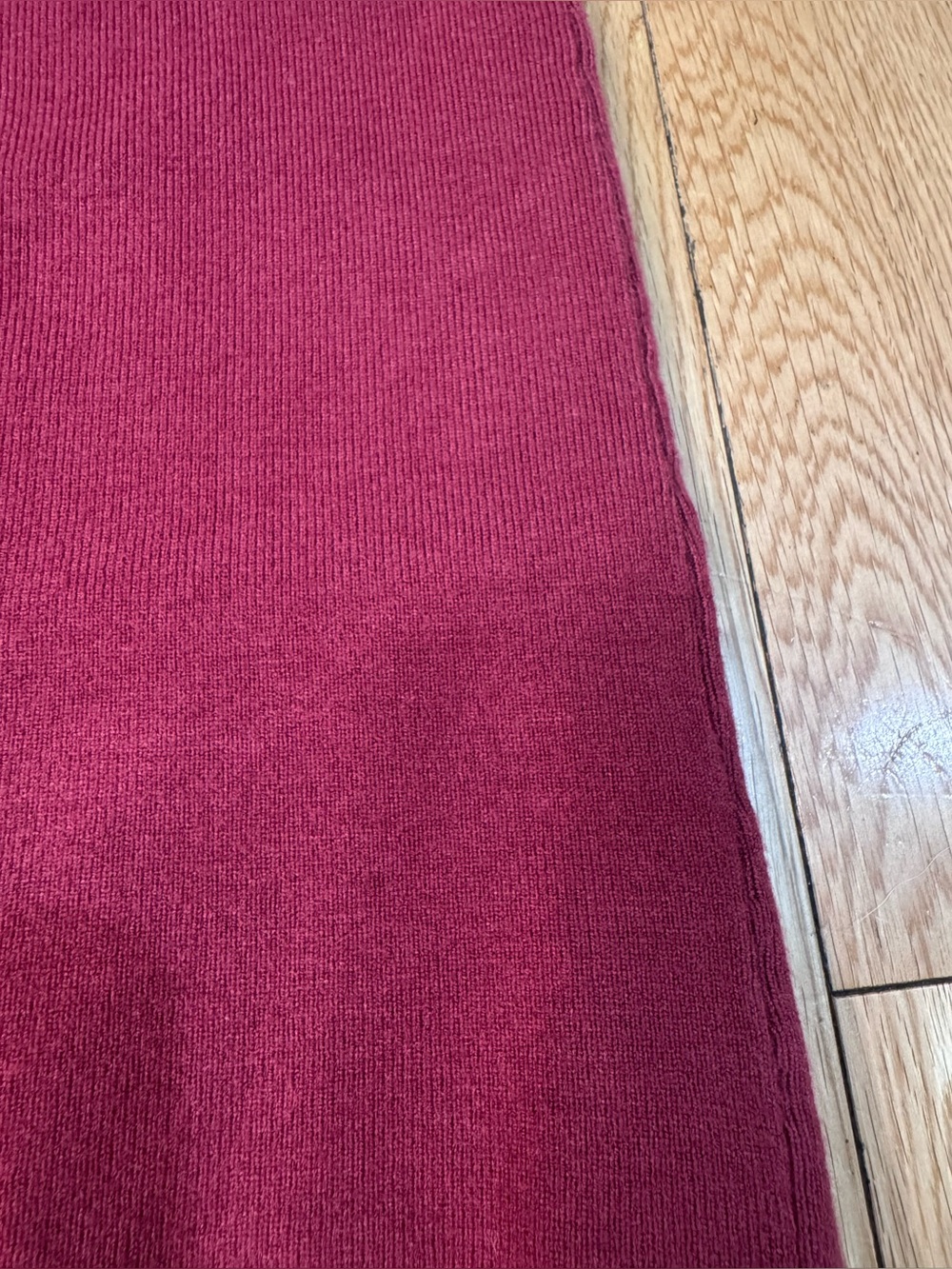 Marled Sleeveless Knit Turtleneck in Raspberry - Picture 11 of 11